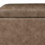 Repose-pieds de rangement en similicuir avec roulettes de style rétro -1076082372
