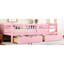 Lit plateforme simple rose TG-486083950