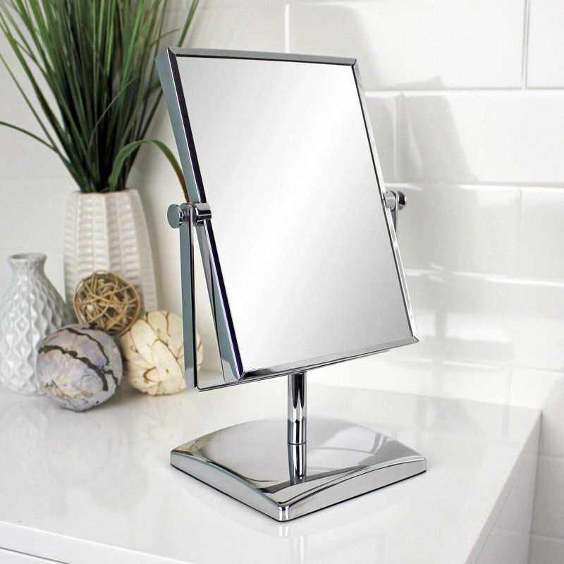 Amria Metal Rectangle Floor Mirror