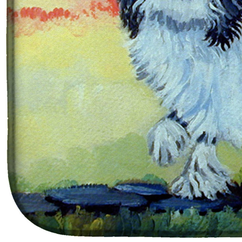 Tapis de séchage petit chien lion