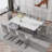Marble Glass Dining Table(Only Table)-364990816
