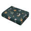 Botanical Mushrooms Floral Blanket