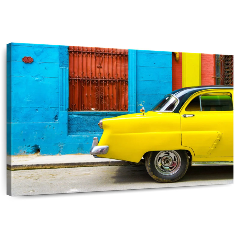 Kavia Cuba Fuerte - jaune de la Havane, H 24 po x l 36 po