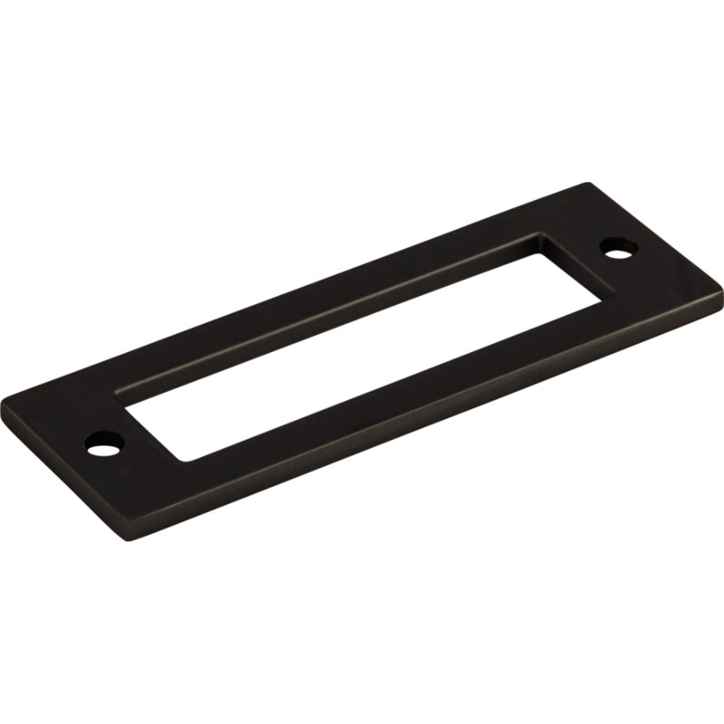 Hollin  Backplate, 1.19" H x 3.5" W x 0.13" D, Ash Gray
