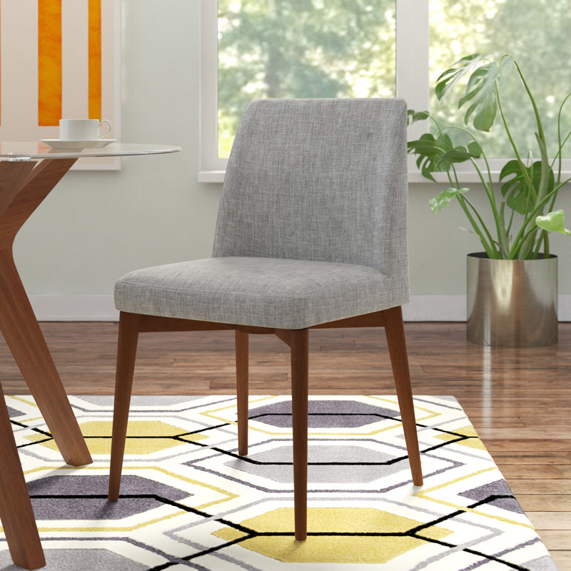 Hagen 19'' H Upholstered Side Chair, Gray