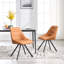 Dining Chair,Thickened Fabric Chairs with Metal Legs Set of 2