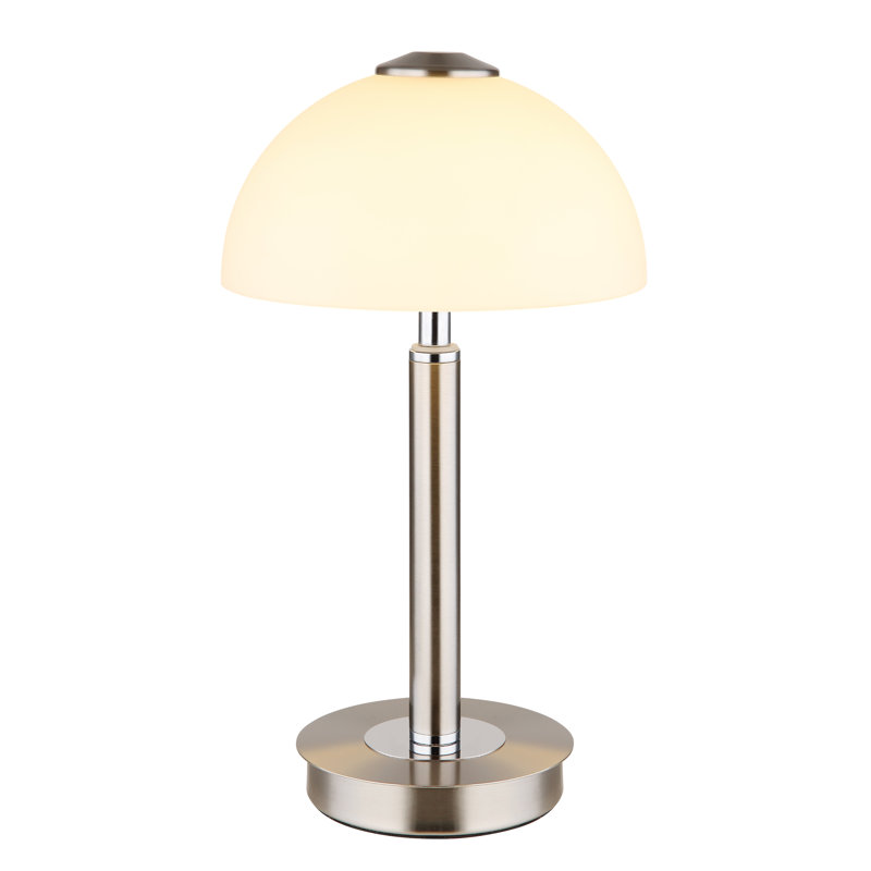 Chemeka Metal Table Lamp, Silver, White