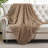 Shaggy Wavy Faux Fur Throw-105589750