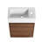 Kaniya 10 " W Free Standing Wall Mounted 1 Single Vanity Bathroom Vanity With Ceramic Top