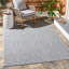 Tapis d'intérieur / extérieur gris / bleu marine Arneshia-22984118-130811944
