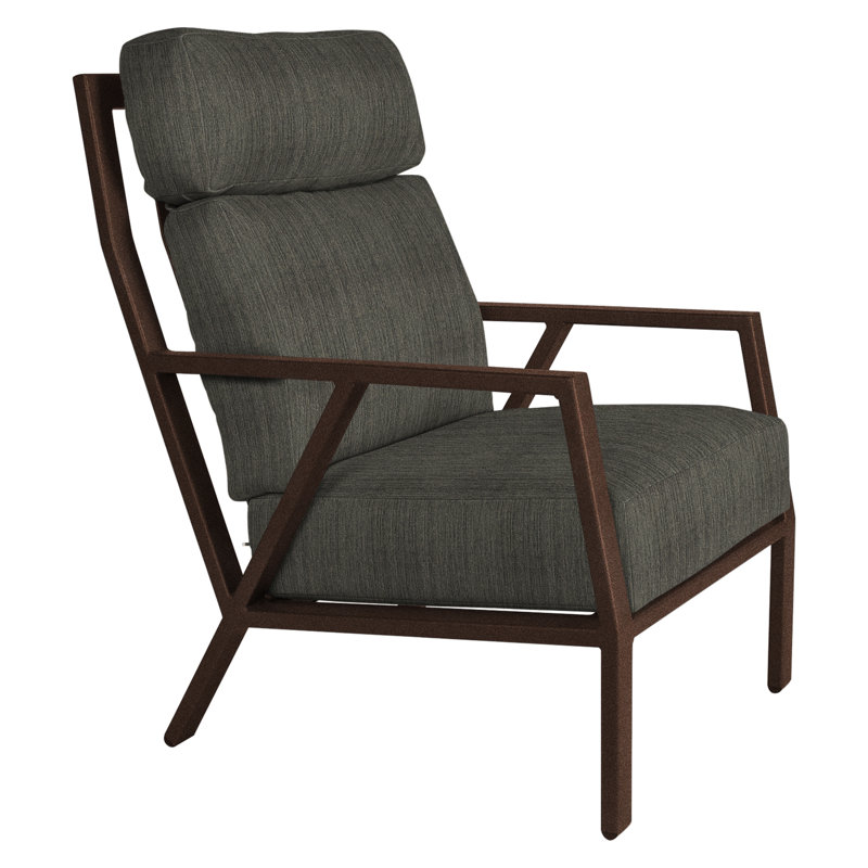 Aris Outdoor Lounge Chair, Copper Creek, Adena Shale