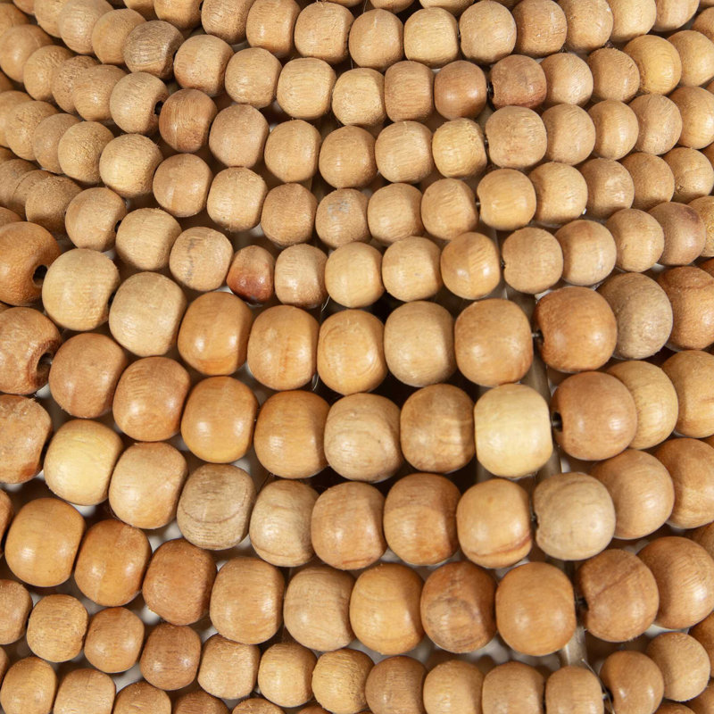  Kauri 1 Light Wooden Bead Pendant