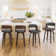 Carylon Swivel Upholstered Counter Stool