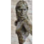 Statue de sculpture en bronze Native Native Indian Archer 33 po x 22 po Mario Nick