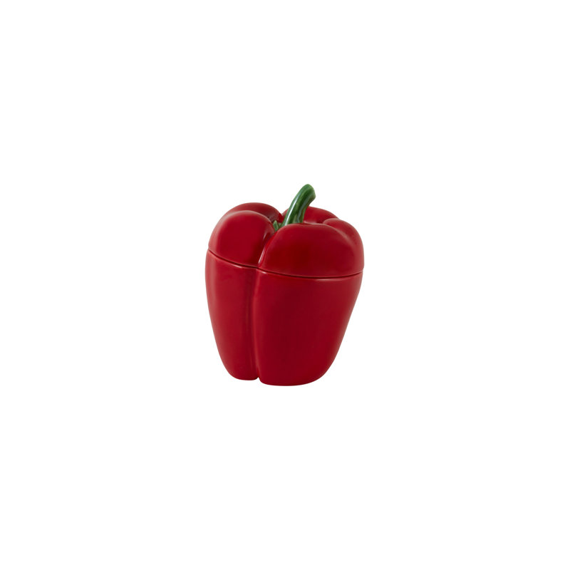 Petite boîte à poivre, 5.31" H x 4.5" W x 4.5" D, Rouge