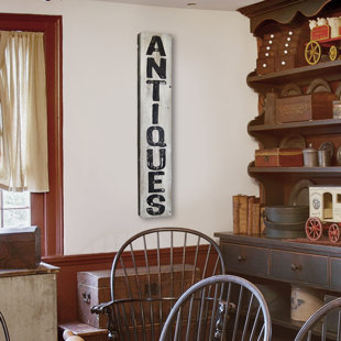« antique », art textuel sur bois manufacturé