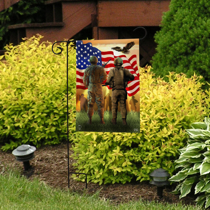 Drapeau de jardin américain