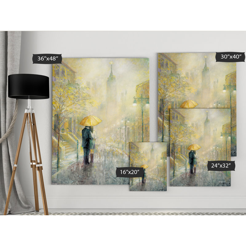 City Romance " City Romance I ", 16" H x 20" W x 1.5" D