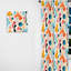 Multicolore motif géométrique Mid-Century I - rideau en velours moderne - obscurcissant - 1 panneau-219514851