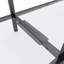 Hannmeike Glass Top Console Table-443084630-443084619