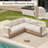 5-Piece Outdoor Modular Sectional Sofa