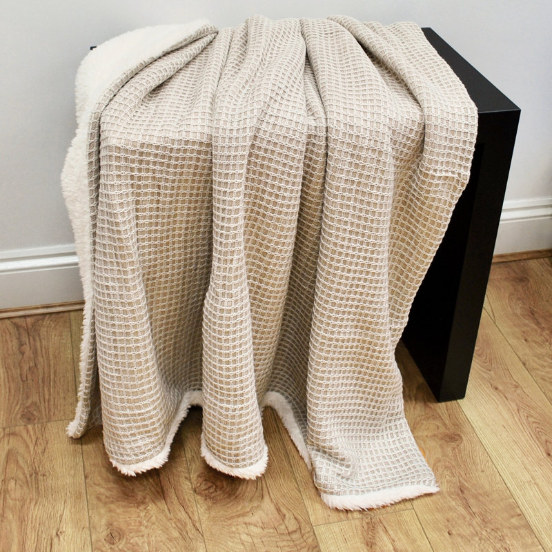 Antipus Throw Blanket, Natural