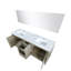 Meuble-lavabo double rustique P 20 po, comptoir en quartz et miroir 70 po-1807054857-1807054856