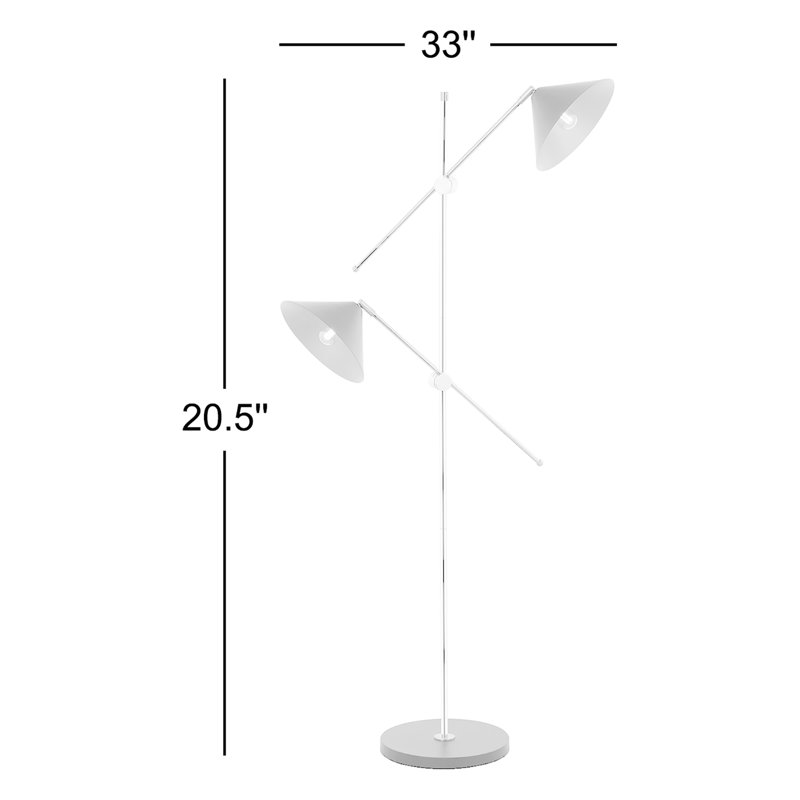 Lampe sur pied à bras articulé Avia