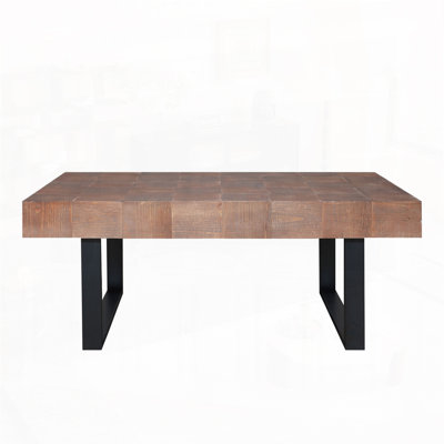 Rustic Industrial Wood Coffee Table