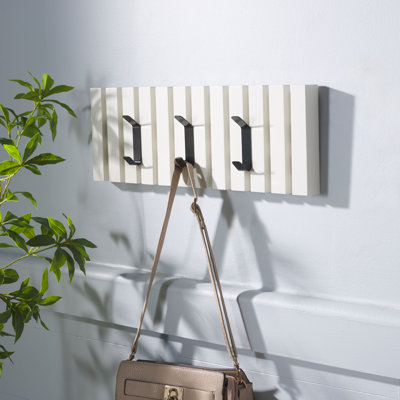 Fotina 3 Hook Wall Mounted Coat Rack
