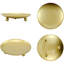 Assiette ronde à bougie - Fer-95002565-95002564