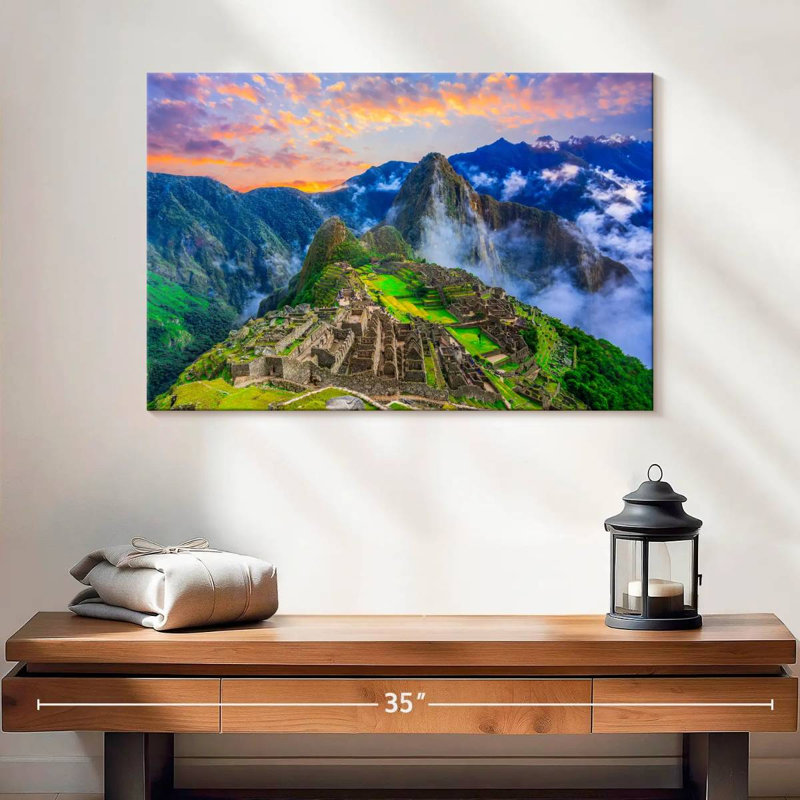 Lilie, ville inca, Machu Picchu, H 16 po x l 24 po