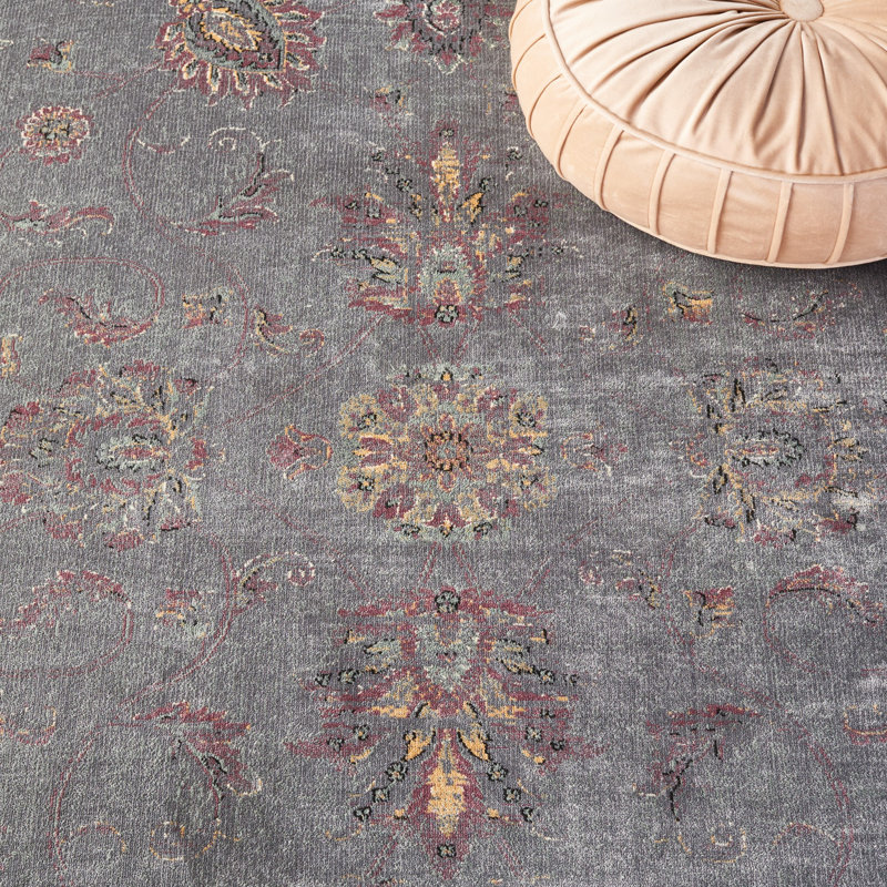 Vintage Performance Oriental Rug, Square 6'