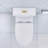 Elongated One Piece Toilet White