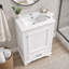 Meuble-lavabo avec lavabo en céramique Damarquis-485272062
