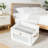 Collapsible Fabric Storage Bins With Lids & Clear PVC Windows - 6 Pack Large Closet Organizer With Front Opening And Handles For Shelves, Under Bed, And Home Organization-887964630-887964625