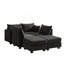 Canapé modulaire modulaire, canapé modulaire, canapé modulaire en forme de U avec repose-pieds avec rangement, canapé modulaire convertible 6 places avec méridienne, canapé de salon-117842497