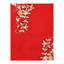 Hand Woven Cotton and Wool Floral Area Rug