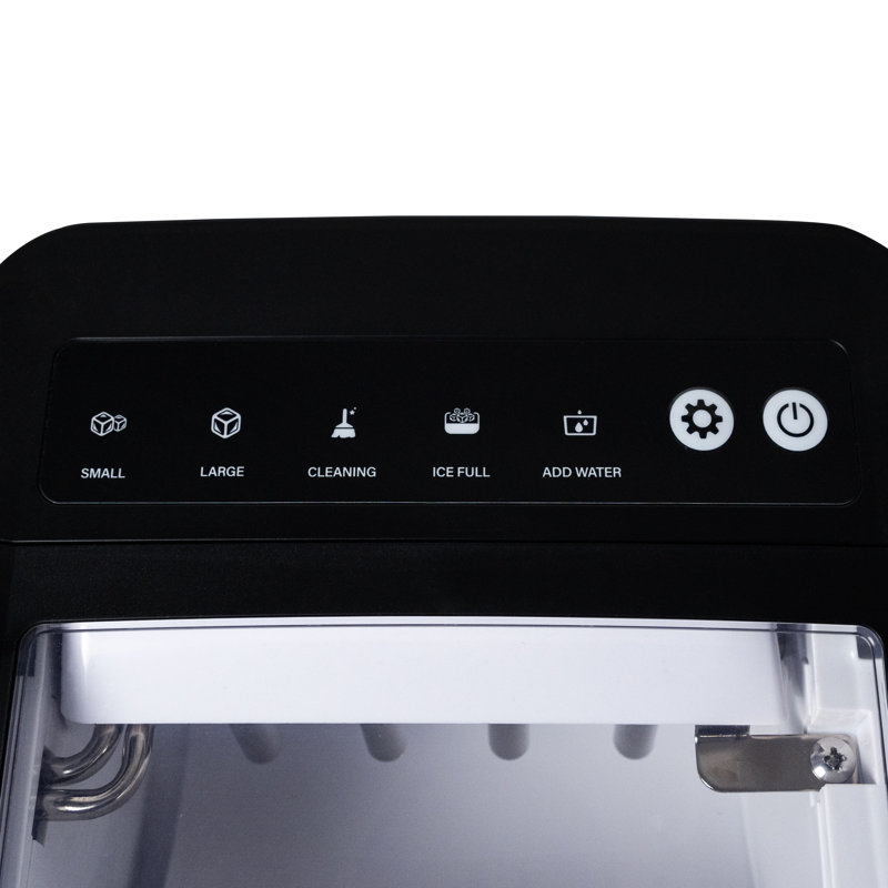 Igloo 26-pound Automatic Portable Countertop Ice Maker Machine, Stainless Steel, Stainless Steel