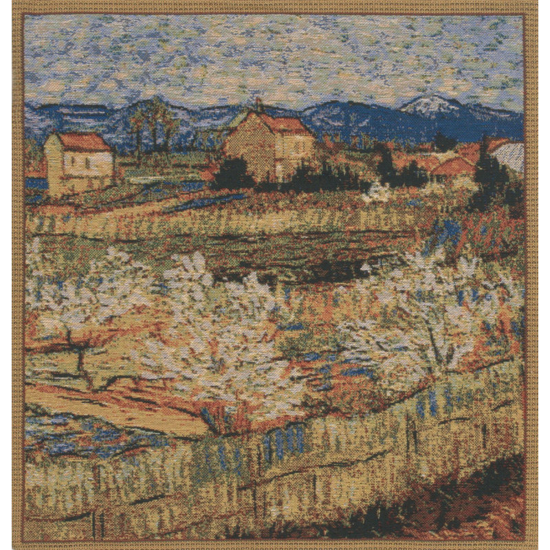 Landscape Cotton Blend Pillow Cover