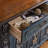 European American Solid Wood Carved Shoe Cabinet 21 Pair Shoe Storage Cabinet