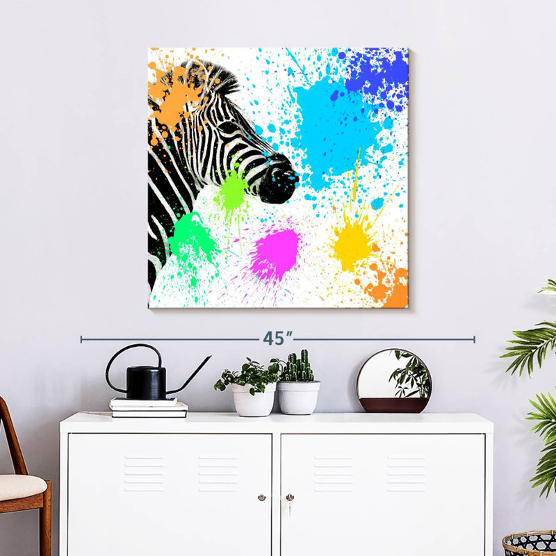 Brampt Zebra I, 30" H x 30" W