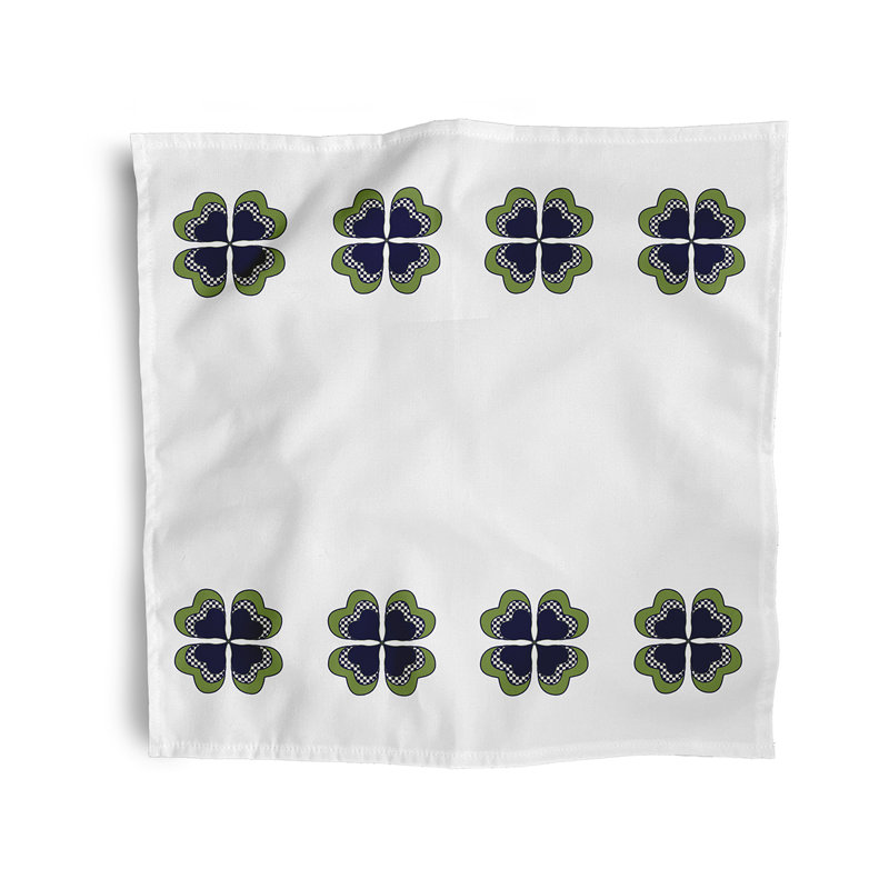 Charliene Polyester Geometric Square Napkin