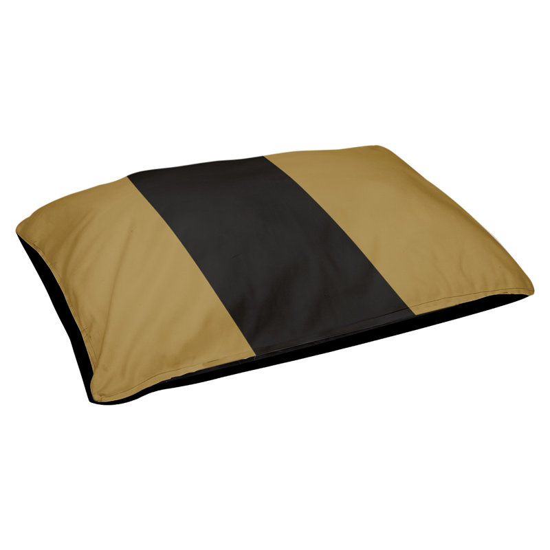 Coussin intérieur New England, Petit (l 28 po x P 18 po x H 6 po), Doré / noir / doré