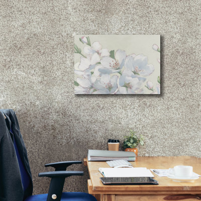 Gracie Oaks 'Spring Apple Blossoms Neutral' by James Wiens Canvas Wall Art