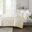 Édredon pour lit simple / simple TG avec magnifique imprimé doré métallique doux et brillant-120218472-120218471