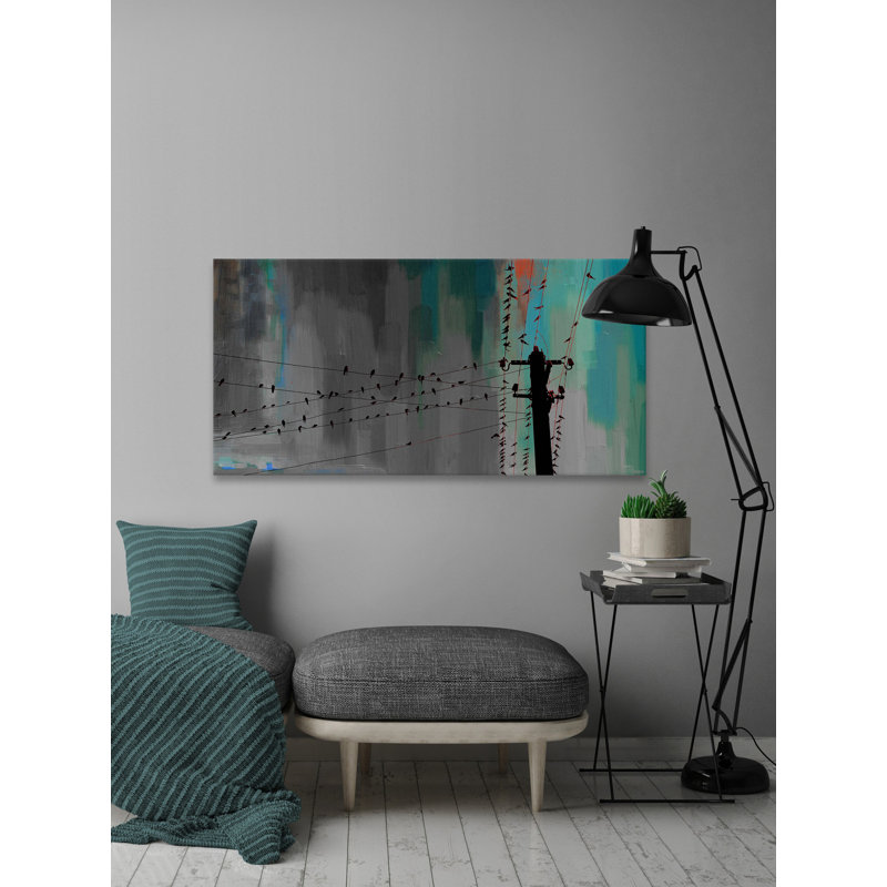 Reproduction d’art sur toile tendue « blyth », H 18 po x l 36 po x P 1,5 po