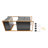 31.5'' H x 13.58'' W Utility Cart with Wheels