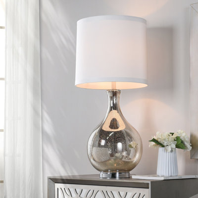 Harkey 35.5" Mercury Glass Table Lamp