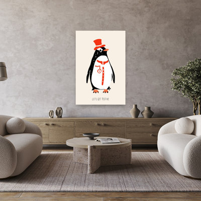«Dapper Festive Penguin Elegant»